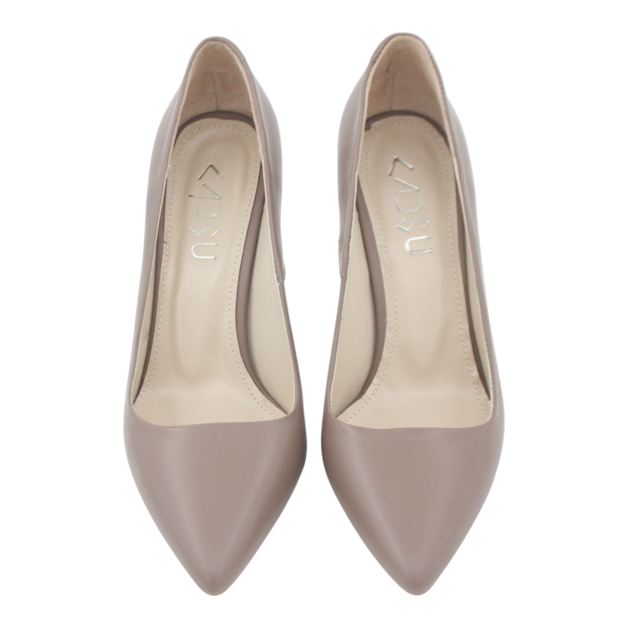 Kadsu Aida Kadın Stiletto – İnce Ökçe Hakiki Deri - Vizon · 9.00 cm